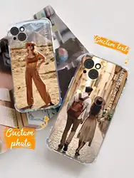 Customizable Clear Shockproof Phone Case with Photo Personalization - iPhone 12 Mini (Clear)