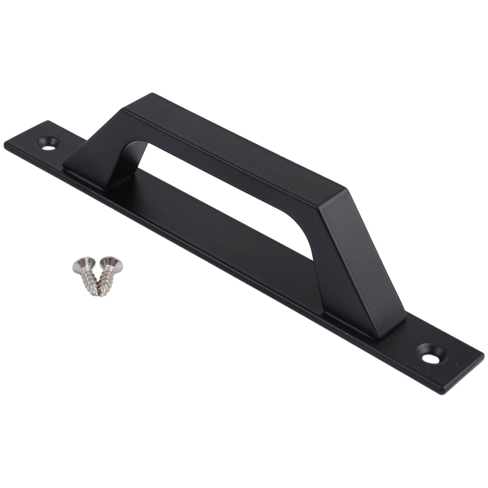 Description Picture 2 of itemFor Exterior And Interior Barn Door Handle Hardware Handle Heavy Duty Hot Bed Shed Garage Sliding Barn Black Iron