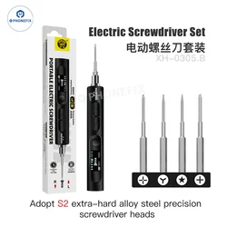 Compact Digital Torque Adjustable Electric Screwdriver Set for Precision Disassembly and Assembly Tasks (XH - 0305.B Set)