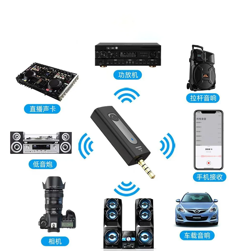 

LJMKF07 Wireless Lavalier Microphone, Little Bee Radio, Mac Live Video, Teacher Dedicated Microphone Recording Equipment