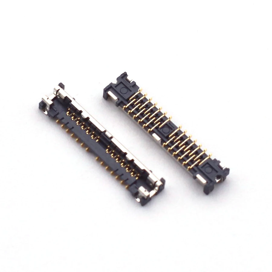 Pièce de réparation : connecteur micro-coaxial 26 broches pour carte mère DJI, de profil.