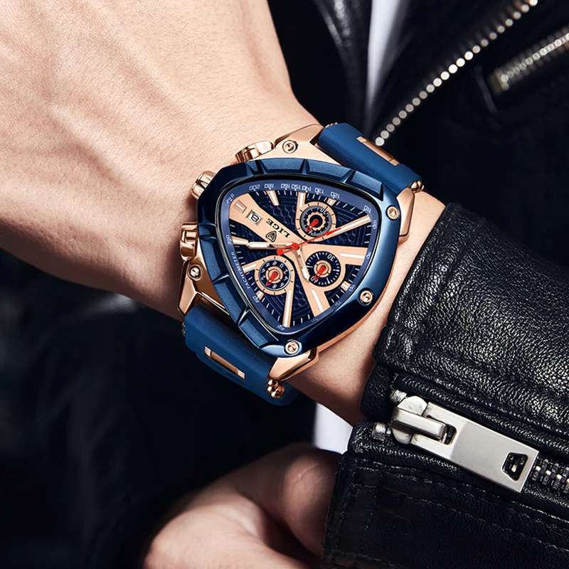 LIGE Watch Men Luxury Brand Business Luminous Waterproof