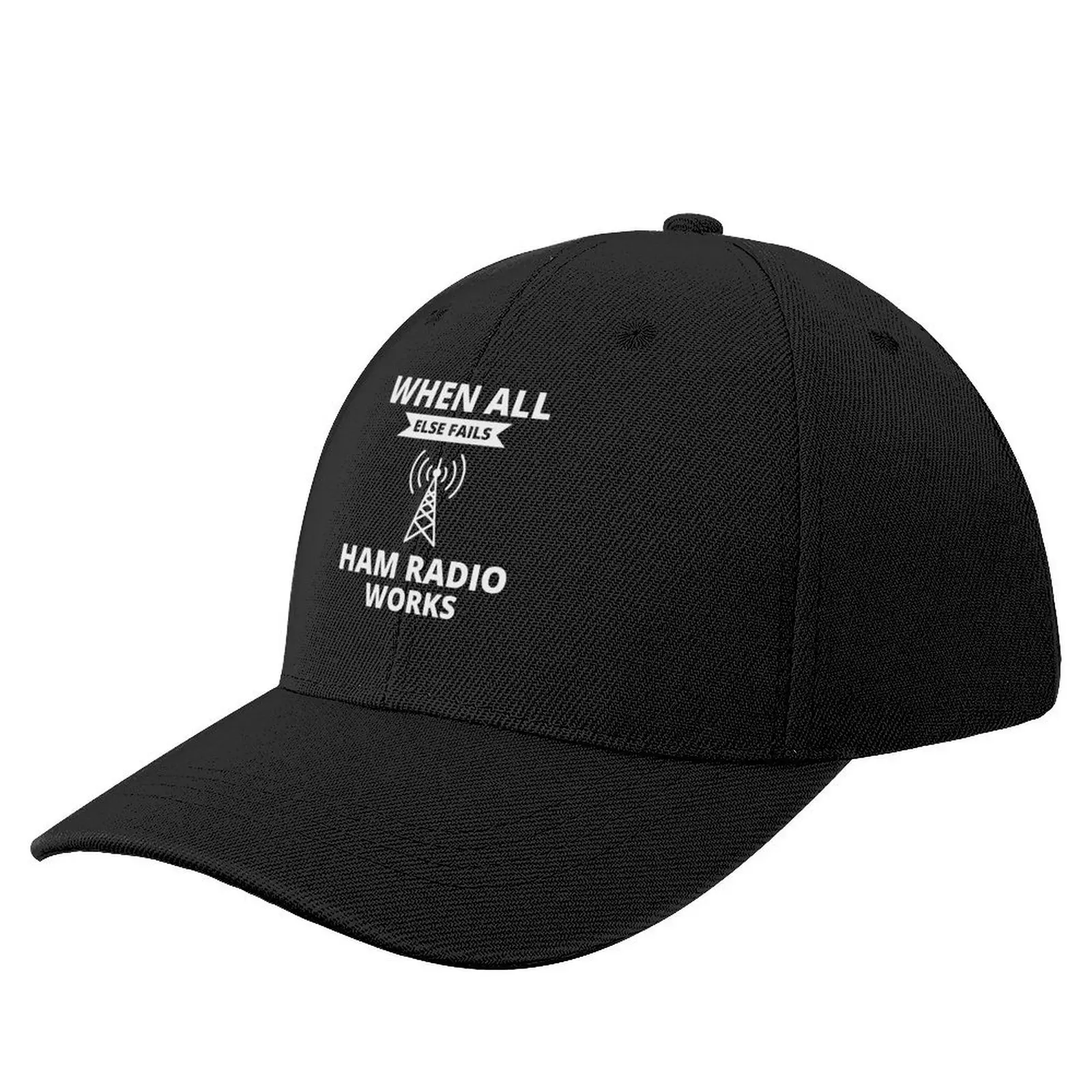 

Amateur Ham Radio Operator Humor Gift Baseball Cap dad hat Snap Back Hat black Snapback Cap Golf Men Women's