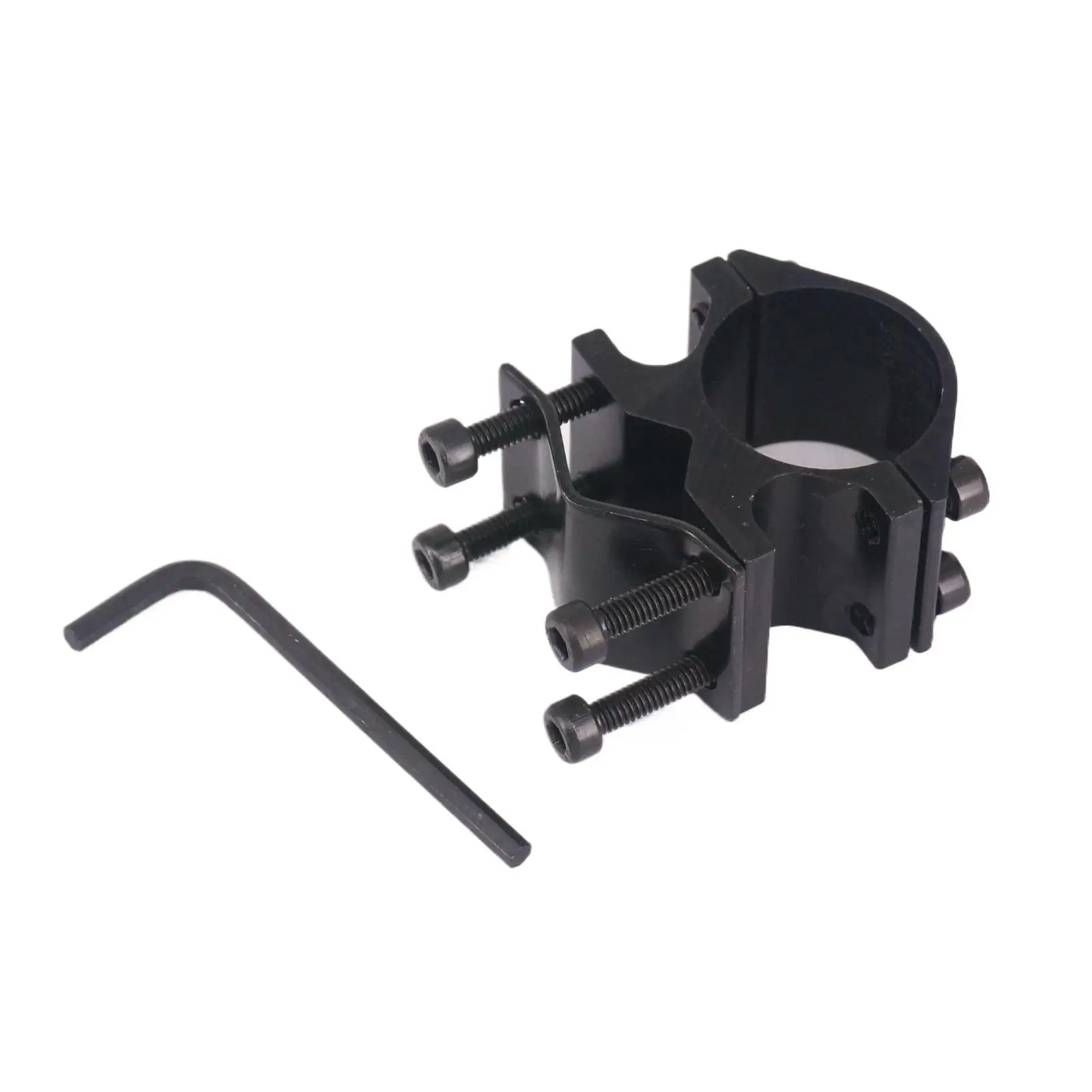 Flashlight Bracket Clamp Outdoor Accessory Flashlight Torch Laser Bracket Clamp Mount 25mm Ring Holder Fit 9-23mm Barrel