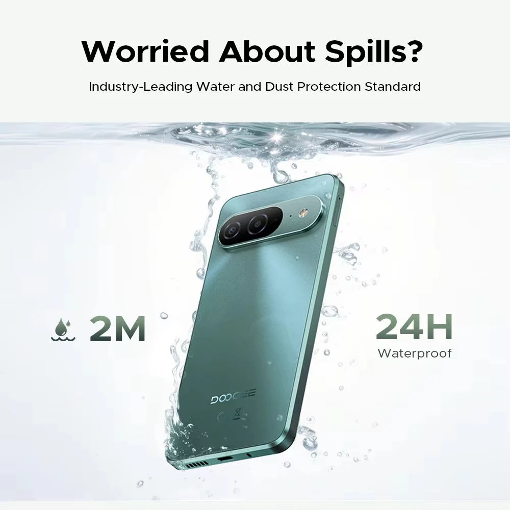 Smartphone DOOGEE B10 VIP Edition (Version globale) Android 16, écran IPS FHD 6,63", 48 Go (6 Go + 42 Go) + 256 Go, batterie 7600 mAh, appareil photo 64 MP, charge rapide 33 W