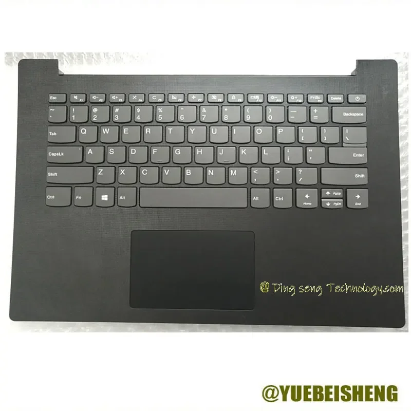 

YUEBEISHENG New For Lenovo IdeaPad 330C-14 330C-14IKB 130-14AST 130-14 US keyboard Palmrest upper cover Touchpad