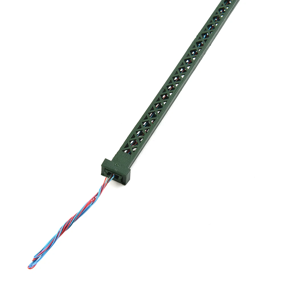 3 Pz 1: 87 Adatto Per H0 Gauge Model Railway Lights Lattice Mast Light Gauge H0 1: 87 Led Light Layout In Magazzino