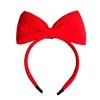 Girls Birthday Party Accessories Mickey Minnie Ear Unicorn Headband Princess Costume Children Cosplay Elsa Anna Wig Crown Gloves 2