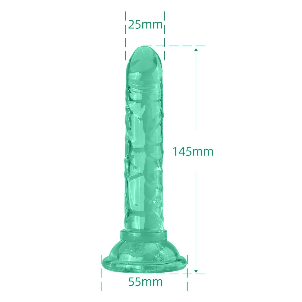sex toys Dildo Strap On Penis Suction Cup Butt Plug Crystal Realistic Dildo Colorful Sex Toys for Adult Women G Spot Toys Sex Shop