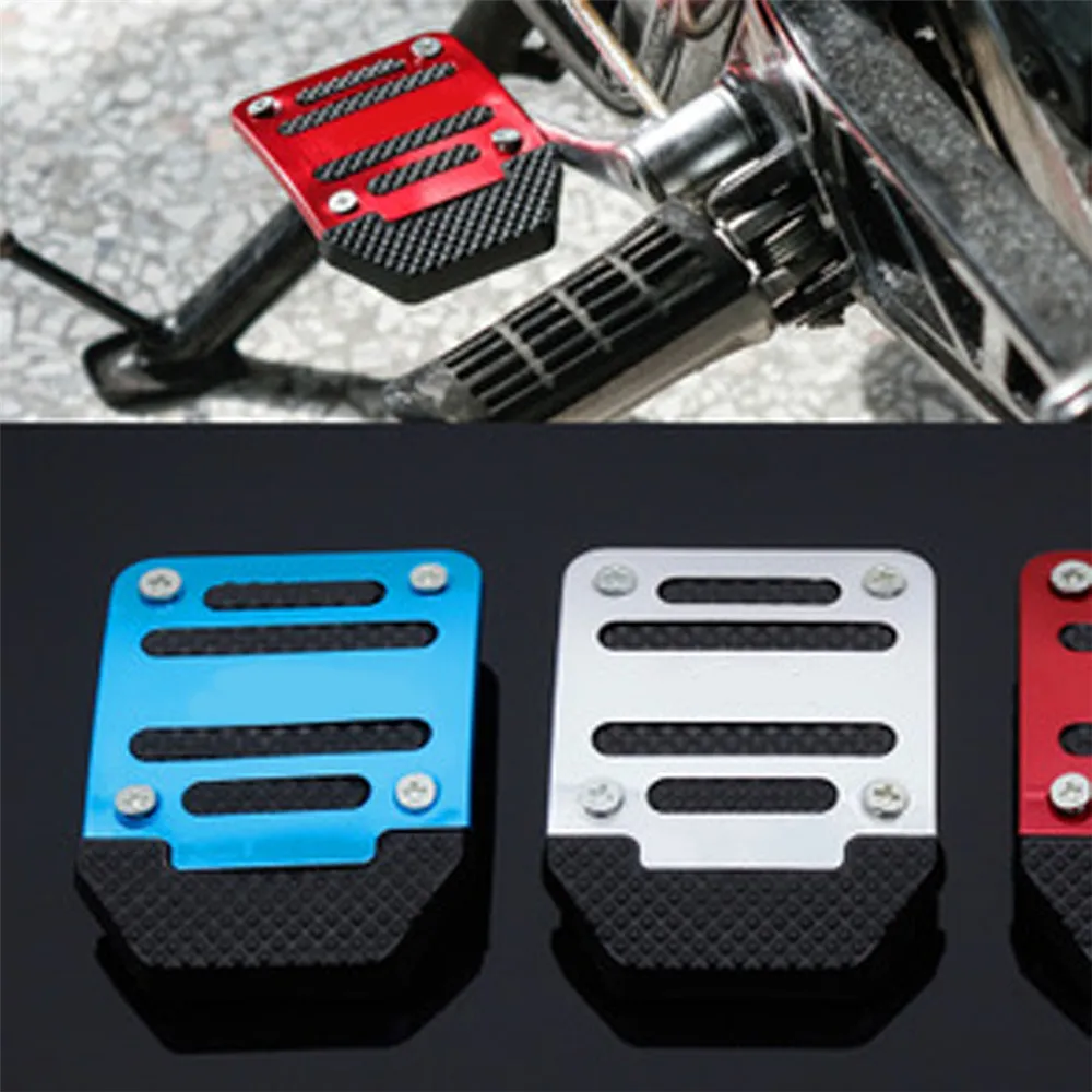 

Universal Motorcycle Pedal Foot Pegs Pedal Large Sports Car Foot Pad Accessories Personalized Brake Pedal Styling Protect Tools