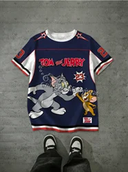 Unisex Cartoon Tom and Jerry Quick - Dry Breathable T - Shirt - XXXL (A73788 - 094 - ZK - W - 0 - C)