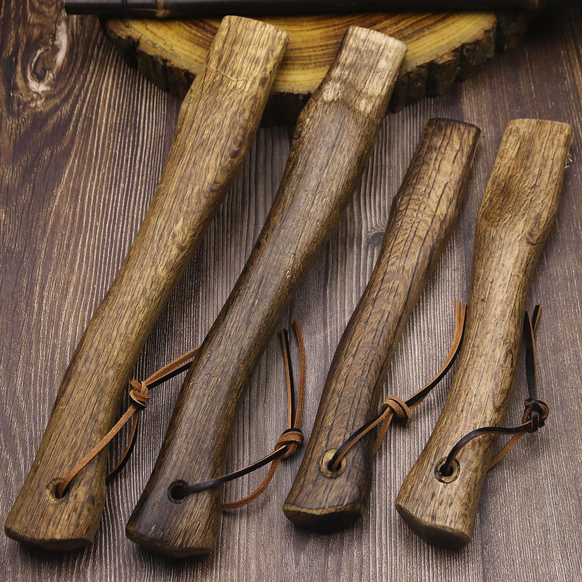 WPKOPYA(USA)  Beech wood short handaxe handle, outdoor logging axe handle, tactical axe handle 4