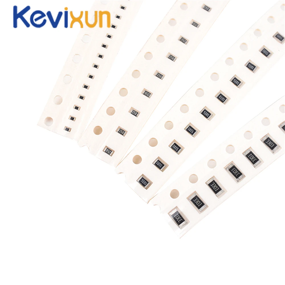 SMD Resistor Kit 1206 0402 0603 0805 1R - 1MR 0R - 10MR Alloy resistance 2512 100% New Chip Resistance Assorted Set