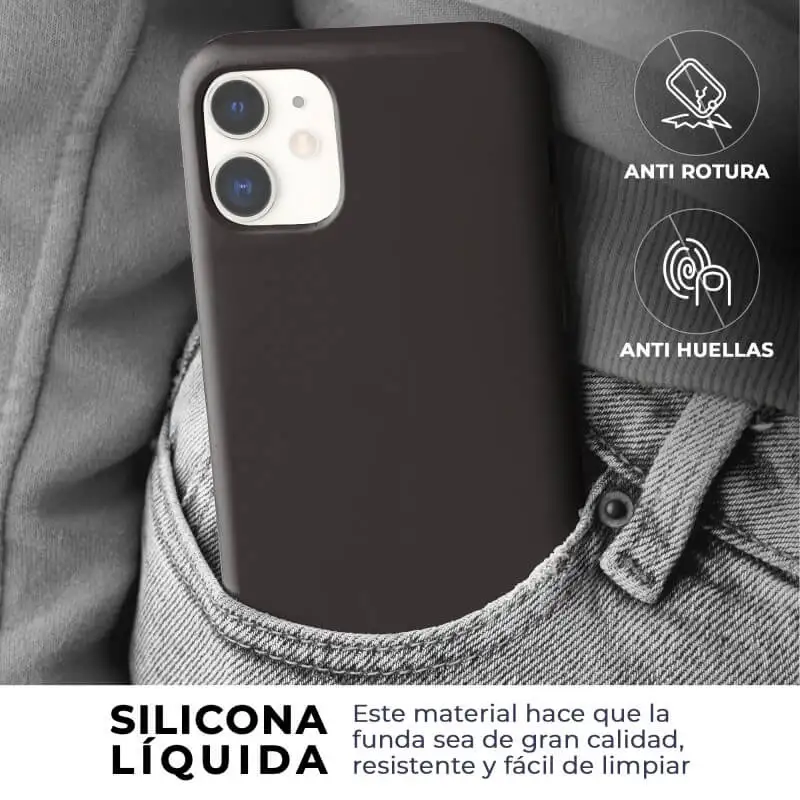 Funda De Silicona Apple para iPhone 11 - White