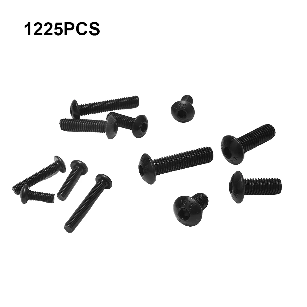 

1225 Pieces Box Screw Bolts DIY Crafting Repairing Tool Set Professional