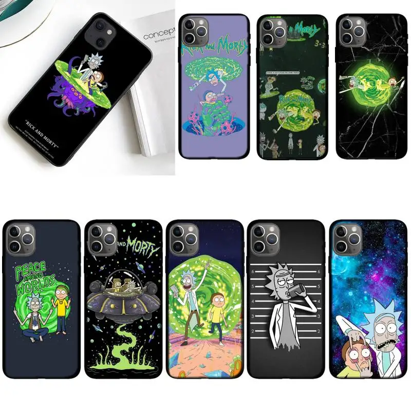 Чехол для телефона с забавным мультяшным изображением М-мертвец R-RicK iPhone 11 12 Mini 13