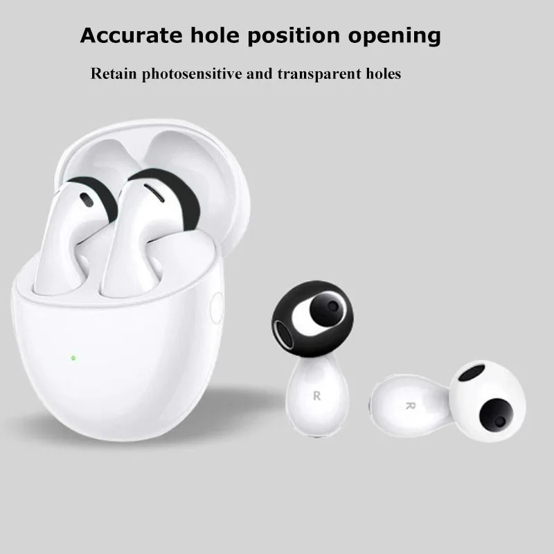 Ultra-thin Ear Tips for Huawei Freebuds 5 Bluetooth Headset Anti-slip Earplugs Silicone Anti-drop Earphone Cover for Freebuds 5