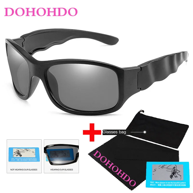 

Солнцезащитные очки DOHOHDO поляризационные для мужчин и женщин UV-400, винтажные, для вождения, в стиле ретро, спортивные, с волнистой квадратной оправой, большие размеры