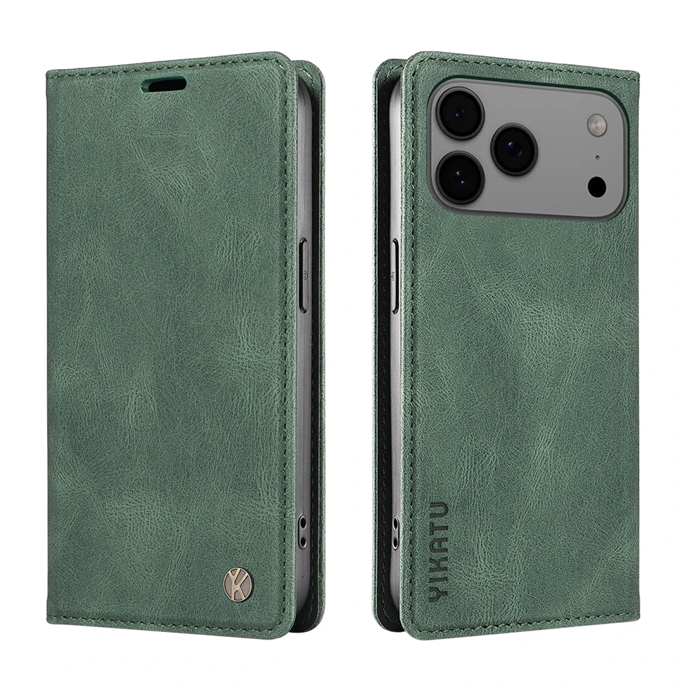 Premium Magnetic Leather Flip Wallet Cover | Luxurious Phone Case