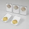 1pcs Plastic Storage Accessory Coin Plate Collectible Coin Holder Coin Display Plate Organiser Capsule Protection Display Stand 1