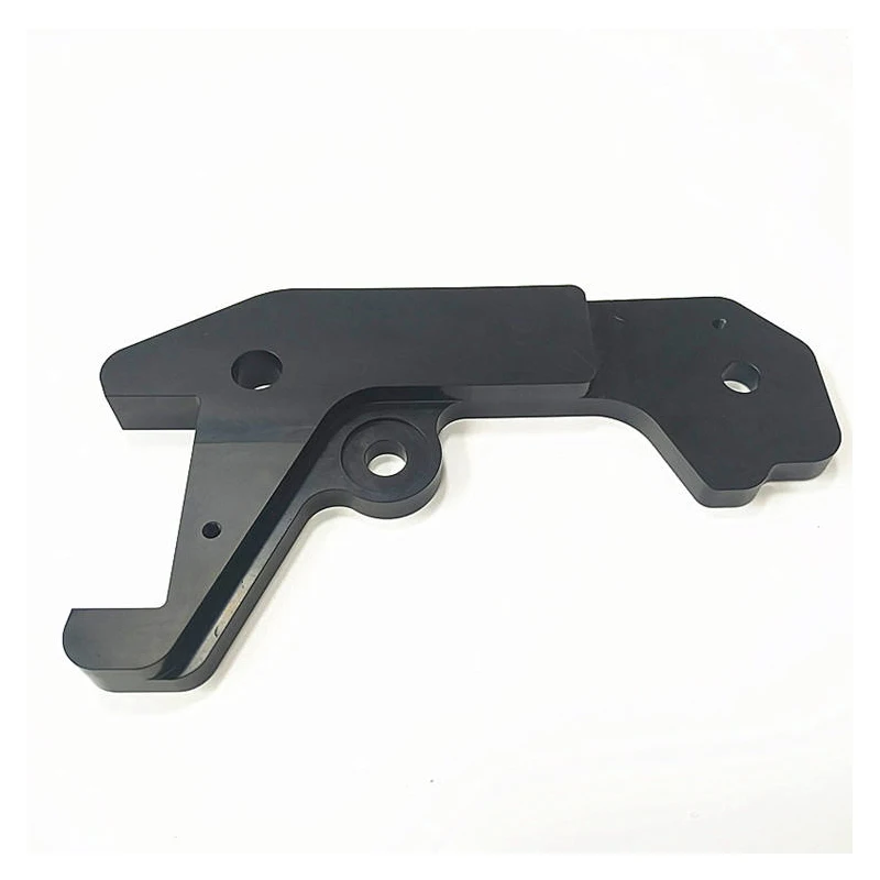 

Precision Scooter Parts Black POM Plastic Bracket Adapter CNC Milling Machining