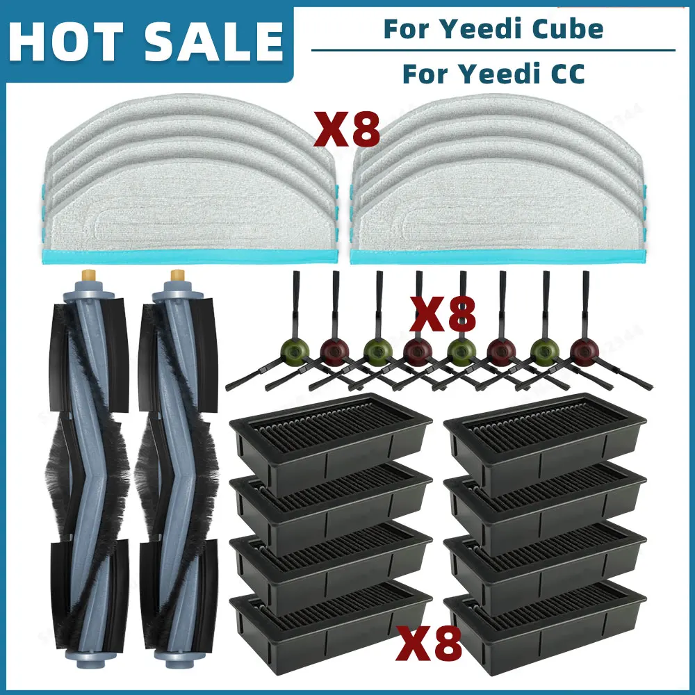 Compatible For Yeedi Cube, For Yeedi CC Robot Vacuum Replacement