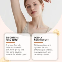 Crème pour le corps pour les aisselles foncées, éclaircissante, Non grasse, hydratante, lissante pour la peau, avec formule d'aloe Vera, Tube à usage quotidien 4