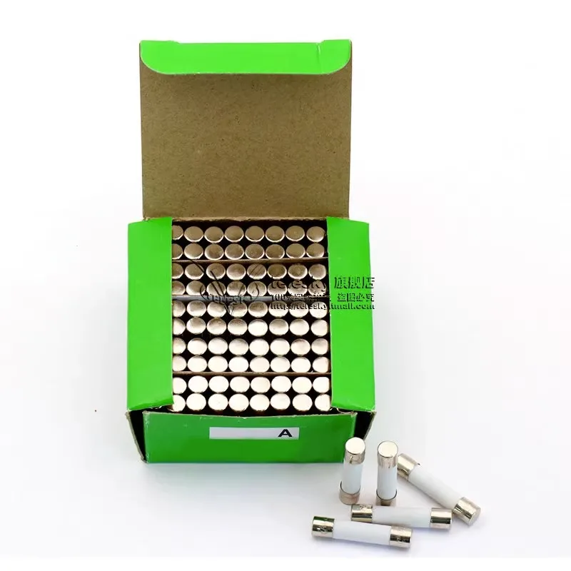 Ceramic Fuse Tube 10pcs 5x20mm250V Fuse Tube Multimeter 1A2A3A5A10A15A30 30a. glass fuse kit