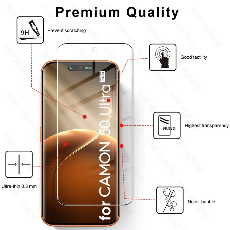 Premium 9D Curved Tempered Glass Screen Protector