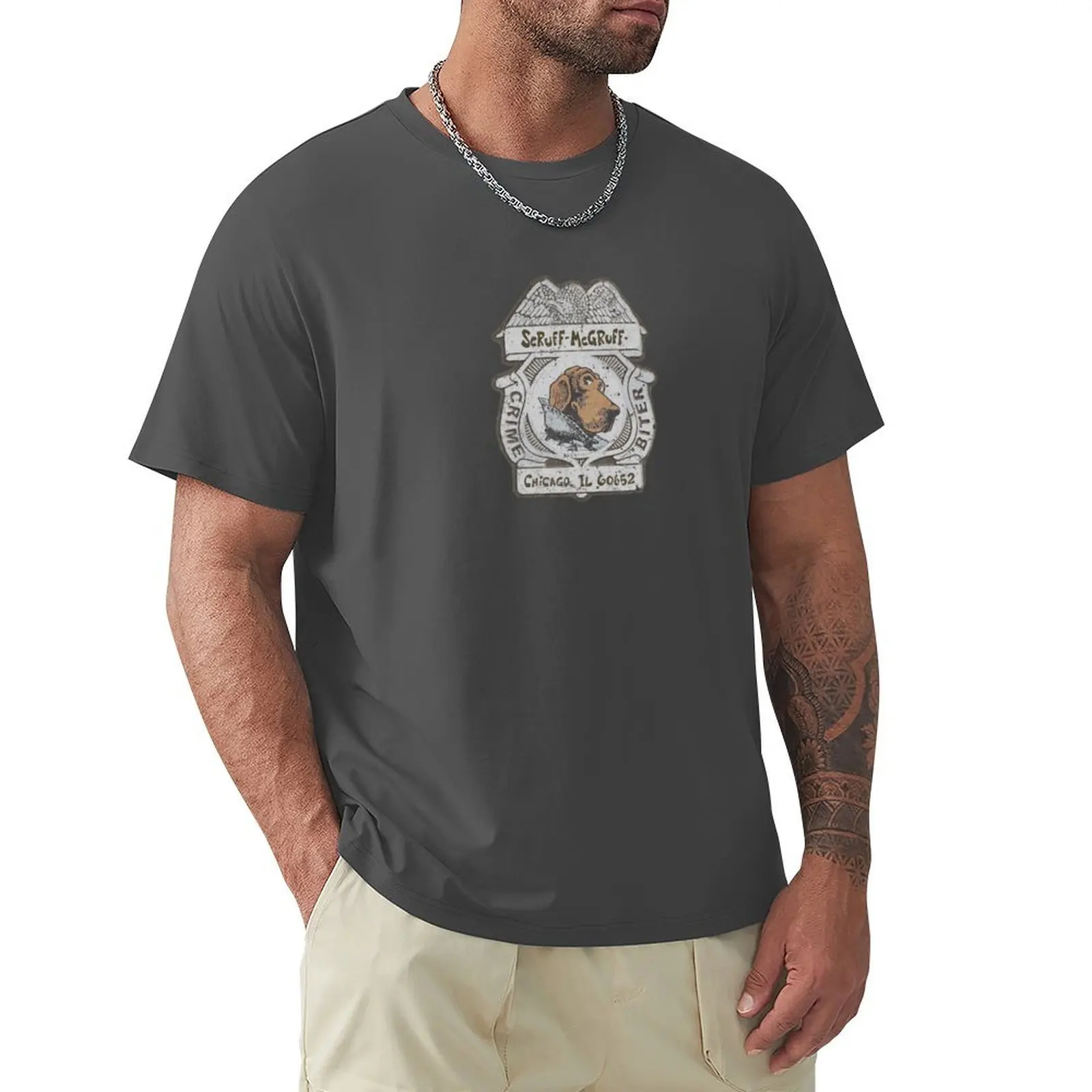 

Scruff McGruff - Chicago Illinois 60652 T-Shirt cute clothes anime clothes t shirts for men cotton