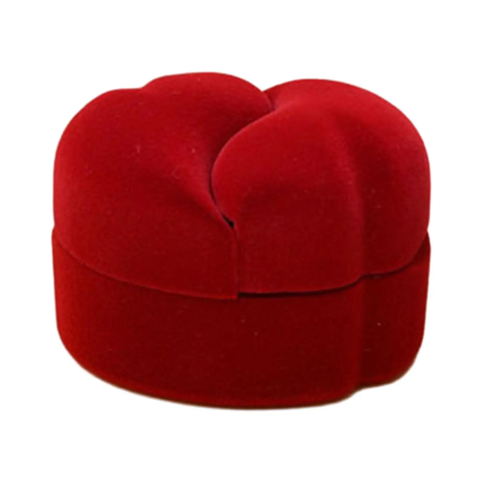 

Heart to Heart Wedding Rings Box Rings Case for Engagement Evenings Event