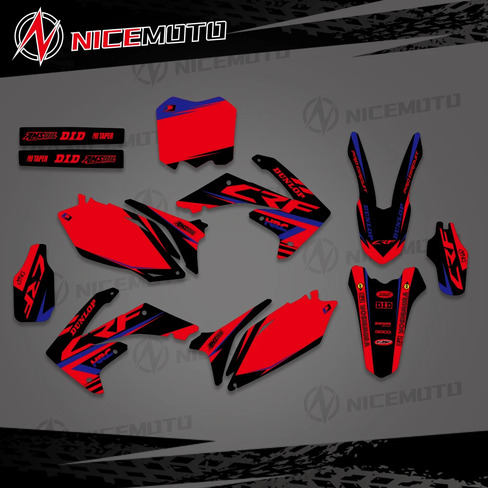 

Наклейка NICEMOTO на графический фон для Honda CRF450R CRF450 2009-2012 CRF250R CRF250 2010- 2013 CRF 250 250R 450 450R