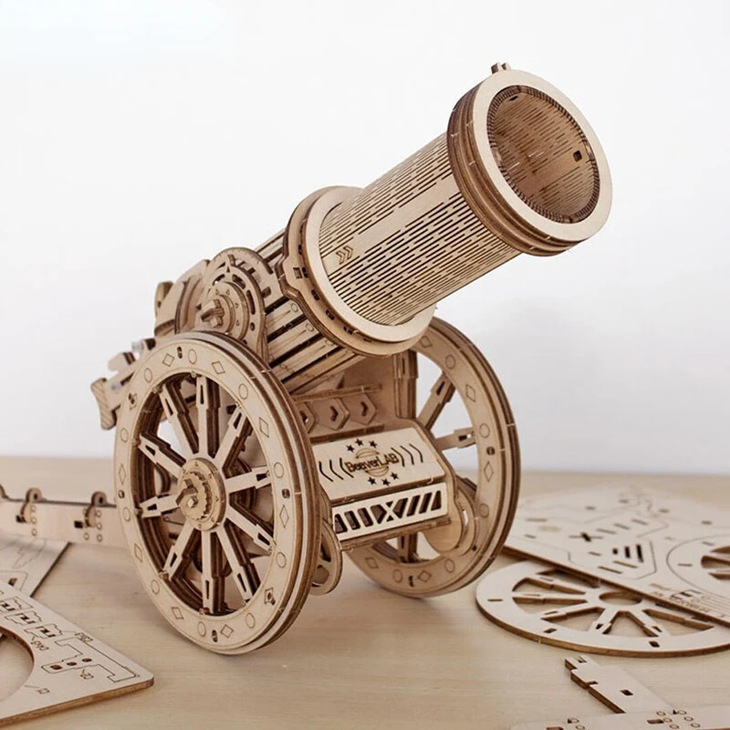 

Table Tennis Cannon Building Block Assembly 3D Stereo Puzzle Handmade DIY Adult and Children's Birthday GiftnTennis Cannon