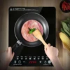 Induction Cooker Household Waterproof Small Hot Pot Heating Stove Touchpad Stir-fry Dish Cooking Oven 1