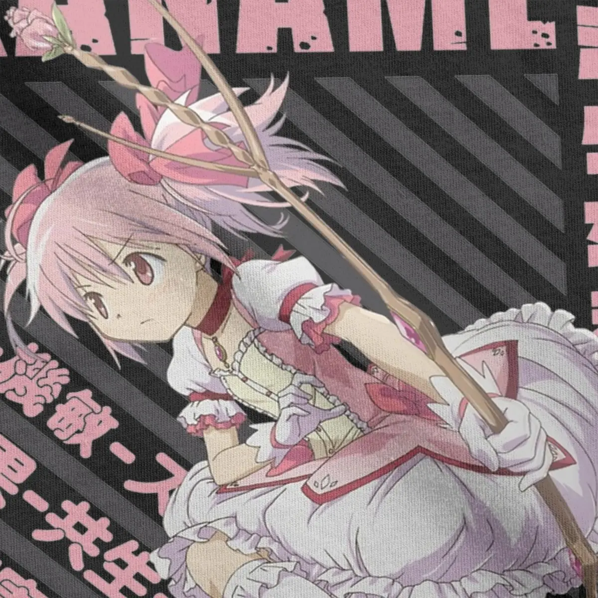 Фото Мужская футболка Mahou Shoujo Madoka Puella Magi Madoka Magica, аниме футболка с коротким рукавом и круглым вырезом, одежда из чистого хлопка №3