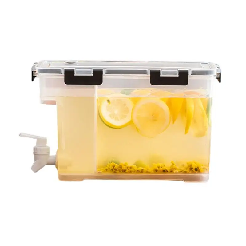 

3.5L Cold Kettle Juice Jug With Faucet For Refrigerator 3.5L Large Capacity Iced Drinks Container For Summer Temperature