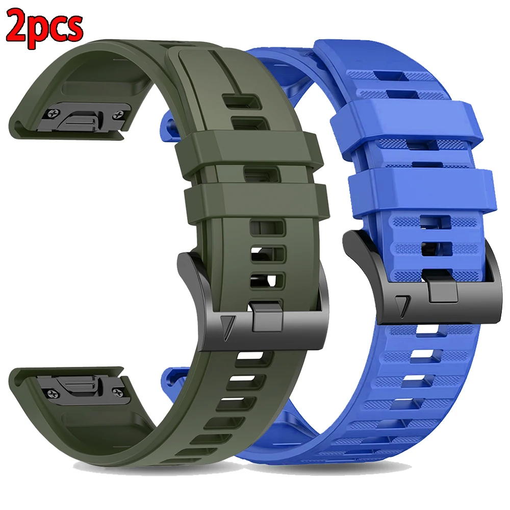 Premium Silicone Strap - QuickFit 26/22mm - Universal Fit
