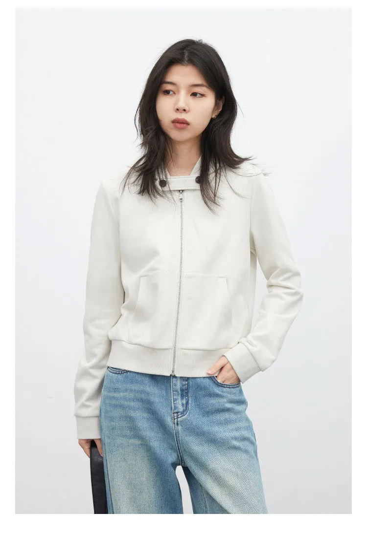 CHIC VEN Fashion Women Sweatshirts Solid Slim New Hooded Warm Female Jacket Short Sportswear for Woman Spring Autumn 2026