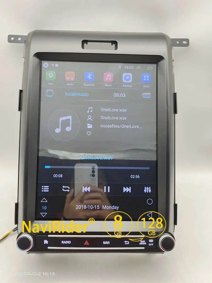 12.1" Tesla Screen Car Radio For Ford Raptor 2014 F150 2013 for ford fx2 sport A