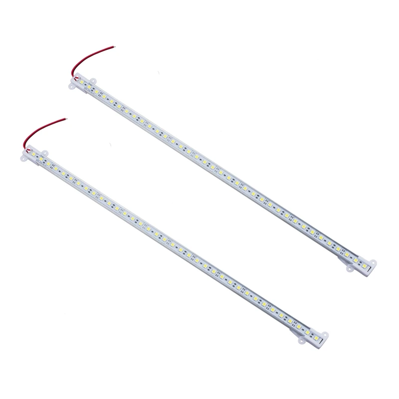 

2X 5050 SMD 36светодиодный ДНЕВНАЯ белая алюминиевая жесткая полоса фотолампа 50 см