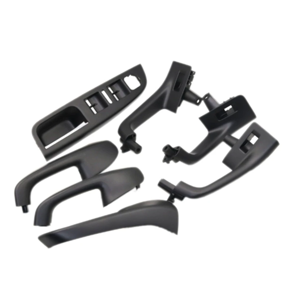 블랙 인테리어 핸들 문 그랩 창 스위치 베젤 커버 골프 5 GTi-MK5 제타 내부 팔걸이 1K0 868 040B