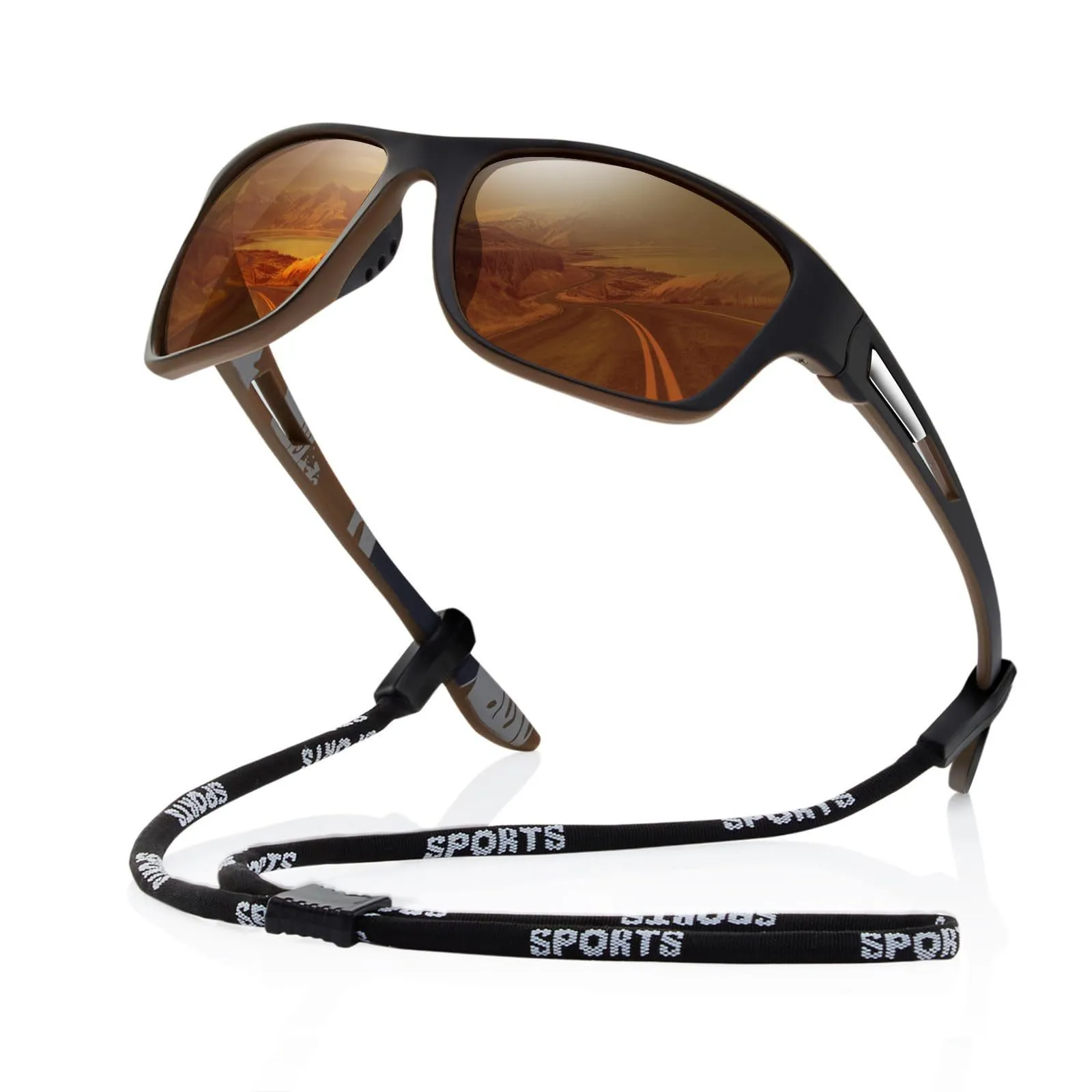 Polarized Sports UV400 Protection Wraparound Sunglasses