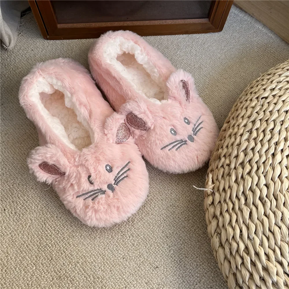 Chaussons d'intérieur en peluche coordonnants pour hommes et femmes,  chauds, à enfiler, à la mode, Meet Me At Midnight, hiver - AliExpress