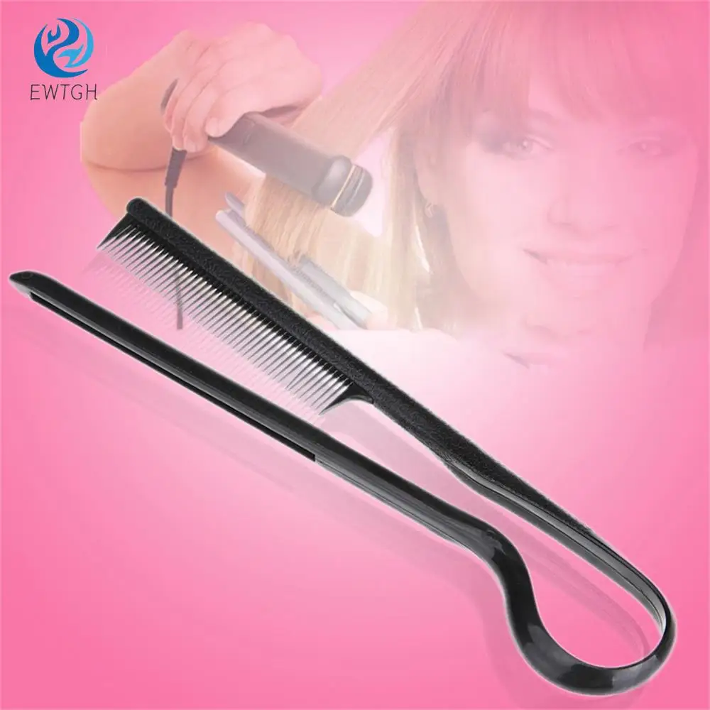 

1PC Useful Hair Straighten Salon Comb Hairdressing Smooth Tool Hold Tongs Hair Styling Tools For Women Hair Brush Straightener