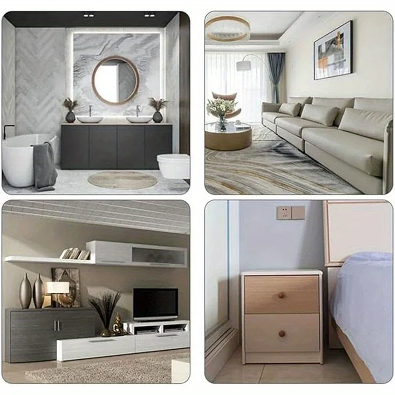 4 Stück Möbelbeine, dreieckige Oberseite, Plattenfüße, Kugeldekoration, Bett, Tischauches, Kommode, Schrank, Beistelltisch, verstellbare Möbelbeine – Detail 5