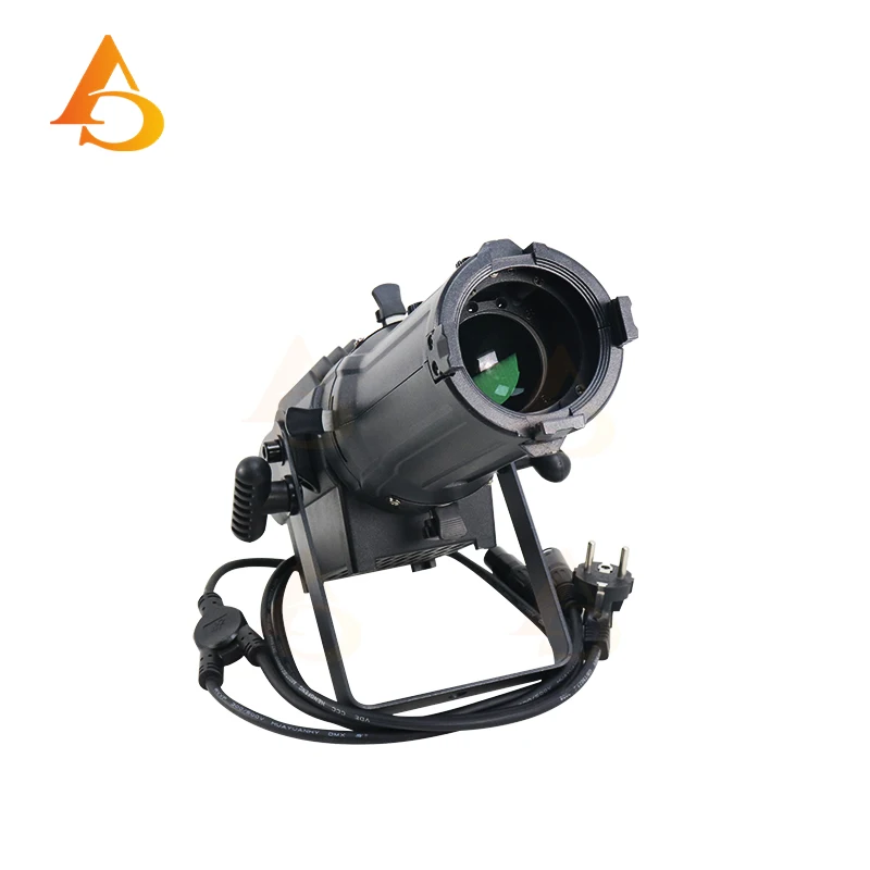Mini 100W DMX Zoom Profile Surface Studio Gobo Spotlight Variable Zoom Ellipsoidal DMX LED Leko لعرض الضوء DJ CLUB