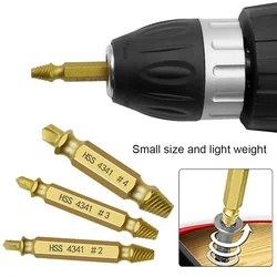 5/6pcs Portable Forets Dépouillé Décapants Endommagé Extracteurs de Vis En Acier Haute vitesse Démolition Outils Ménagers Accessoires 