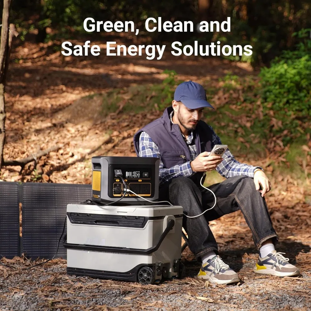 FlashSpeed 600 Portable Power Station 600W (Peak 1200W), Full Charge in 70 Min LiFePO4 Battery Solar Generator for Home Backup, 3