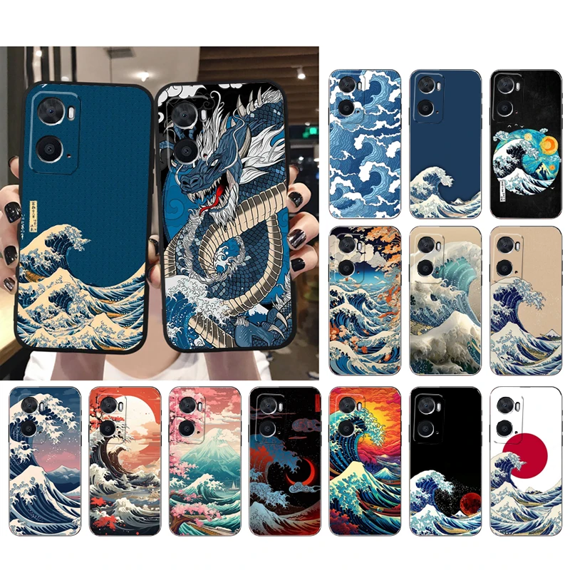 Fashion Great Blue Wave Ocean Case Per Oppo Realme 10 Pro Plus Gt 2 Pro X2 Pro Xt C25S 8 7 6 Pro Gt Master C3 C21Y X3 Superzoom