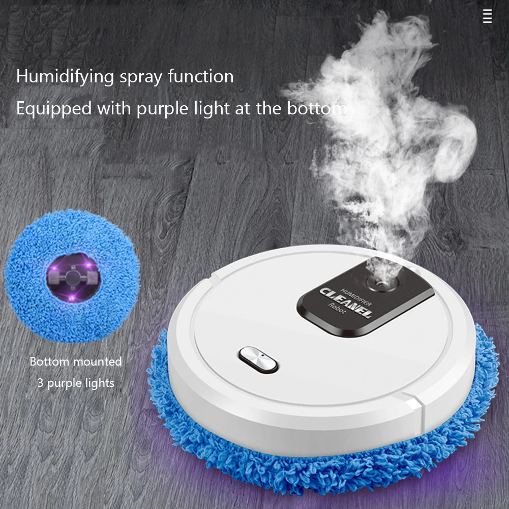 Smart Robot Cleaning Auto Home Cleaning Sweeping Robot Mopping Machine Lazy Robotic USB Vacuum Cleaner Portable Electric Sweeper broom robot vacuum cleaner floor home kitchen sweeper mop sweeping machine magic handle household lazy wash dropshipping carpet